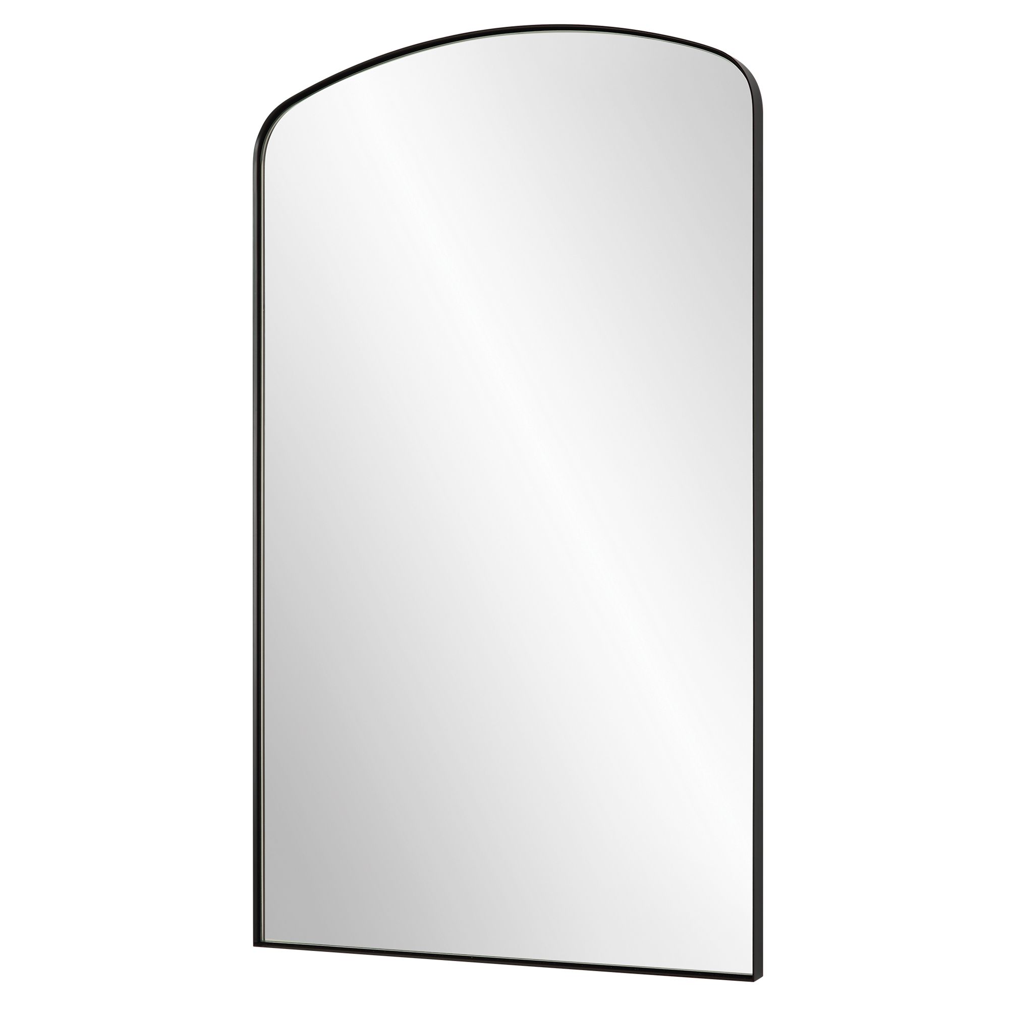 Image 7 Uttermost Tordera Matte Black 24" x 40" Arch Wall Mirror more views