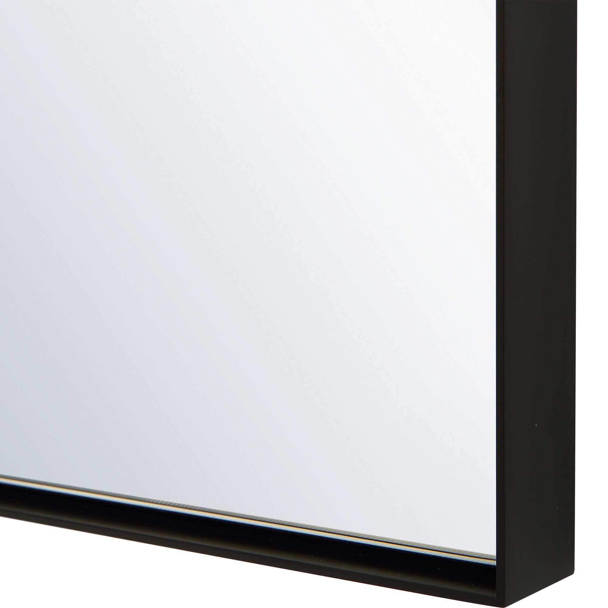 Uttermost Tordera Matte Black 24" x 40" Arch Wall Mirror in scene