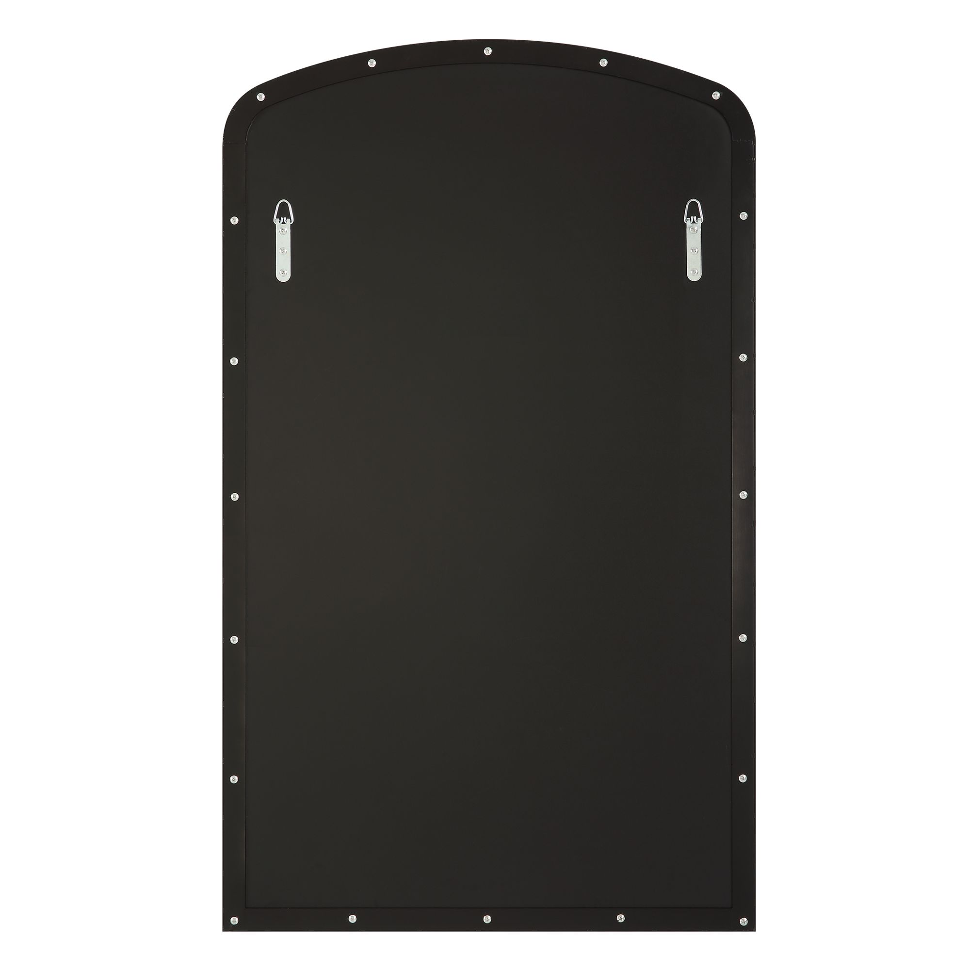 Uttermost Tordera Matte Black 24" x 40" Arch Wall Mirror in scene