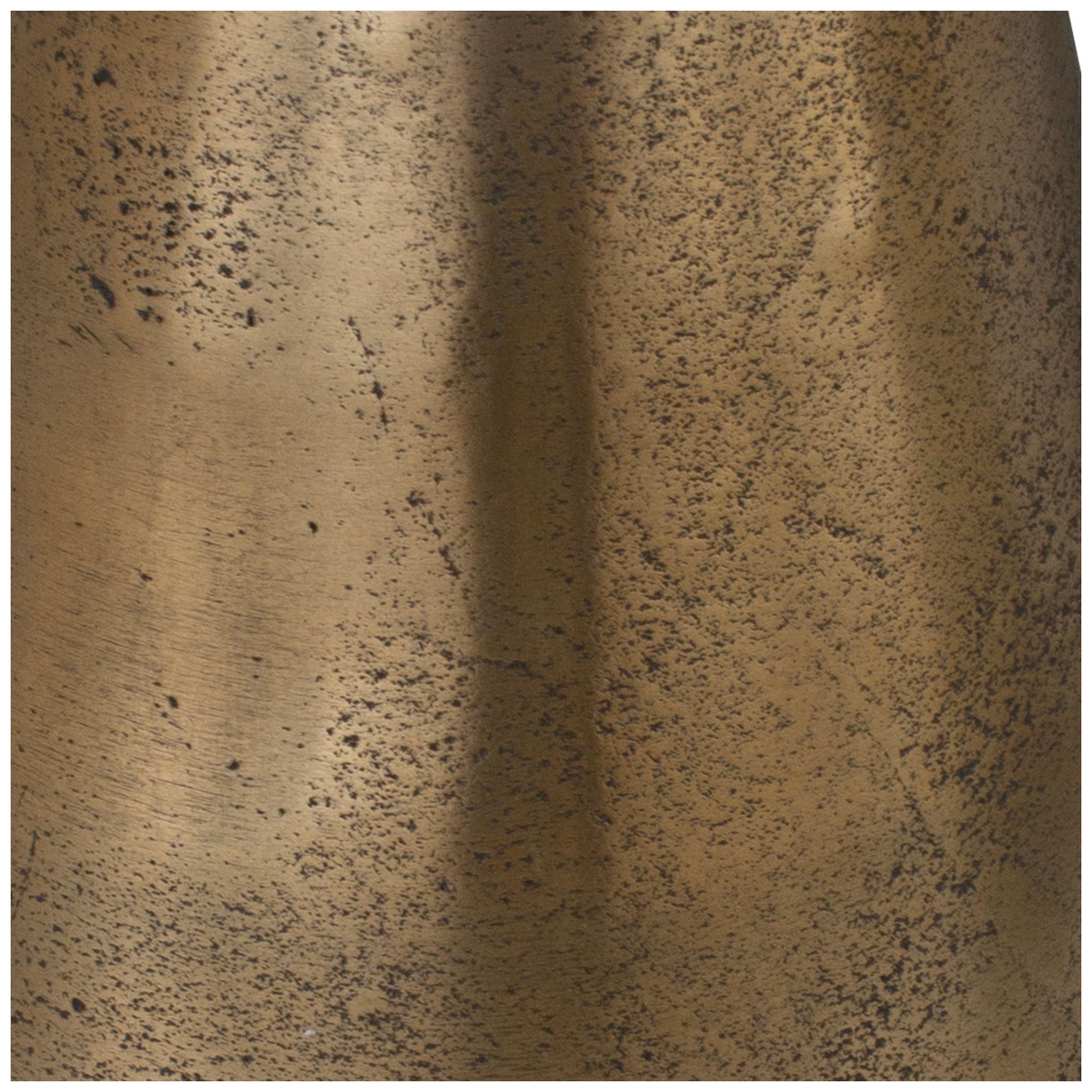 Image 4 Uttermost Torin 22" H x 12" W Antq Brass Cast Aluminum Drink Table more views