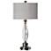 Uttermost Torlino 30 3/4" Polished Nickel and Crystal Table Lamp