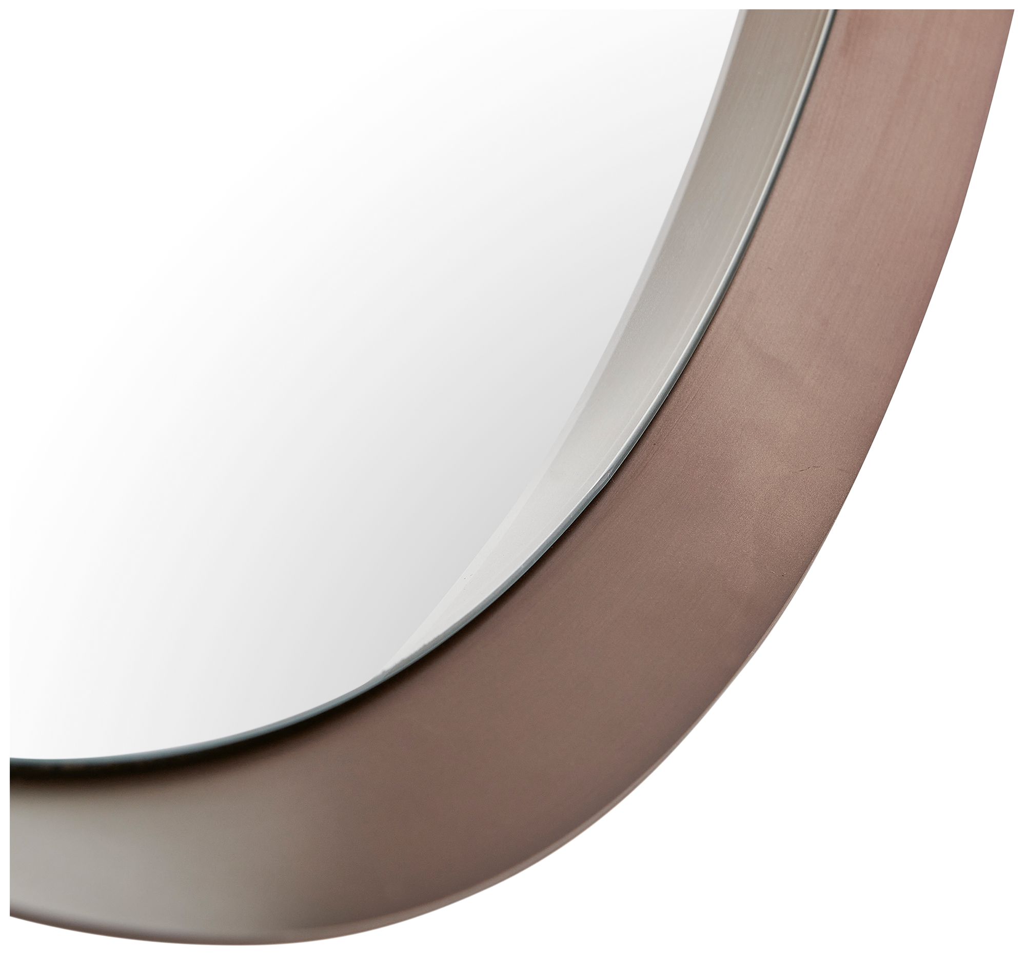 Image 5 Uttermost Torrado Bronze 40" Round Stainless Steel Mirror more views