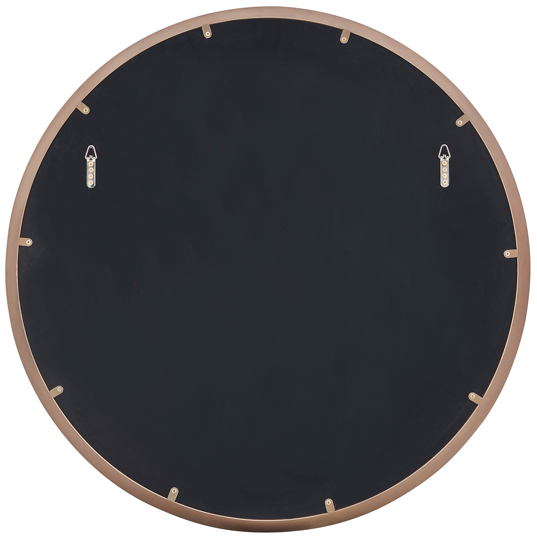 Image 6 Uttermost Torrado Bronze 40" Round Stainless Steel Mirror more views
