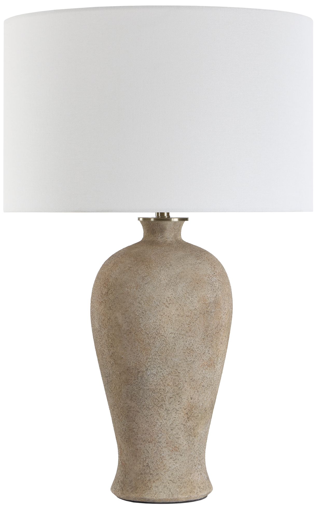 Image 4 Uttermost Torres 30" Neutral Ceramic Table Lamp more views