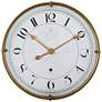 Uttermost Torriana 32" Round Vintage-Style Wall Clock
