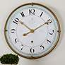 Uttermost Torriana 32" Round Vintage-Style Wall Clock