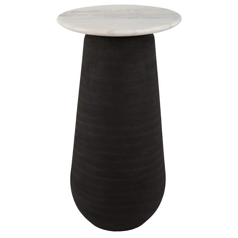 Image 2 Uttermost Total Eclipse 14" Wide x 24.7" High Black and White Acc