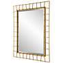 Uttermost Townsend 40 x 32 Antique Gold Finish Openwork Wall Mirror in scene