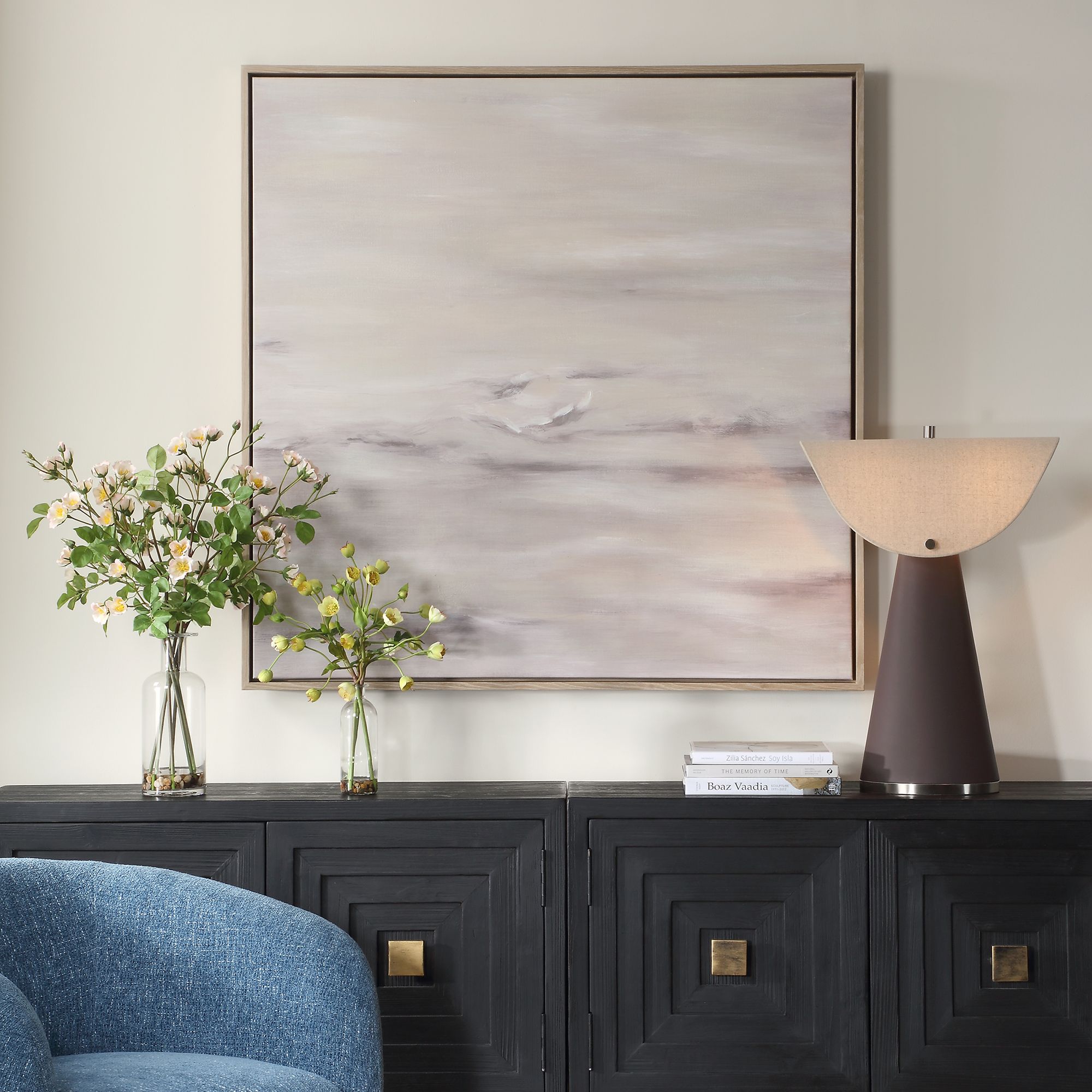 Image 7 Uttermost Trance 48" Square Hand Painted Framed Canvas Wall Art more views
