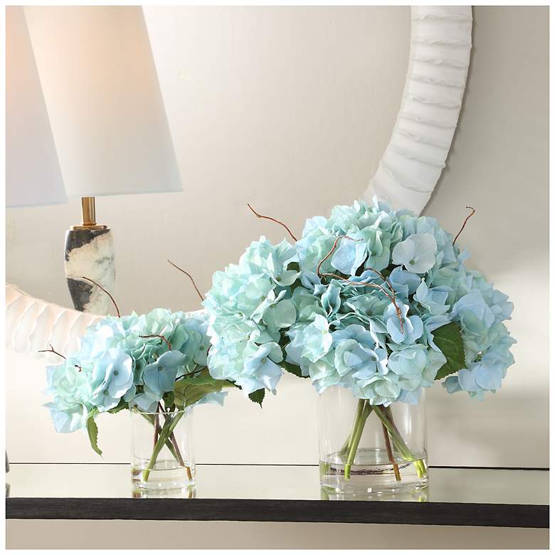 Image 1 Uttermost Tranquil Blue Blooms 2-Piece