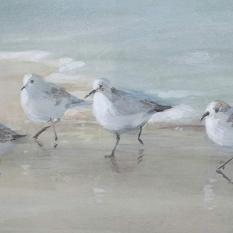 Image 4 Uttermost Tranquil Shorebirds on the Sand Framed Print more views
