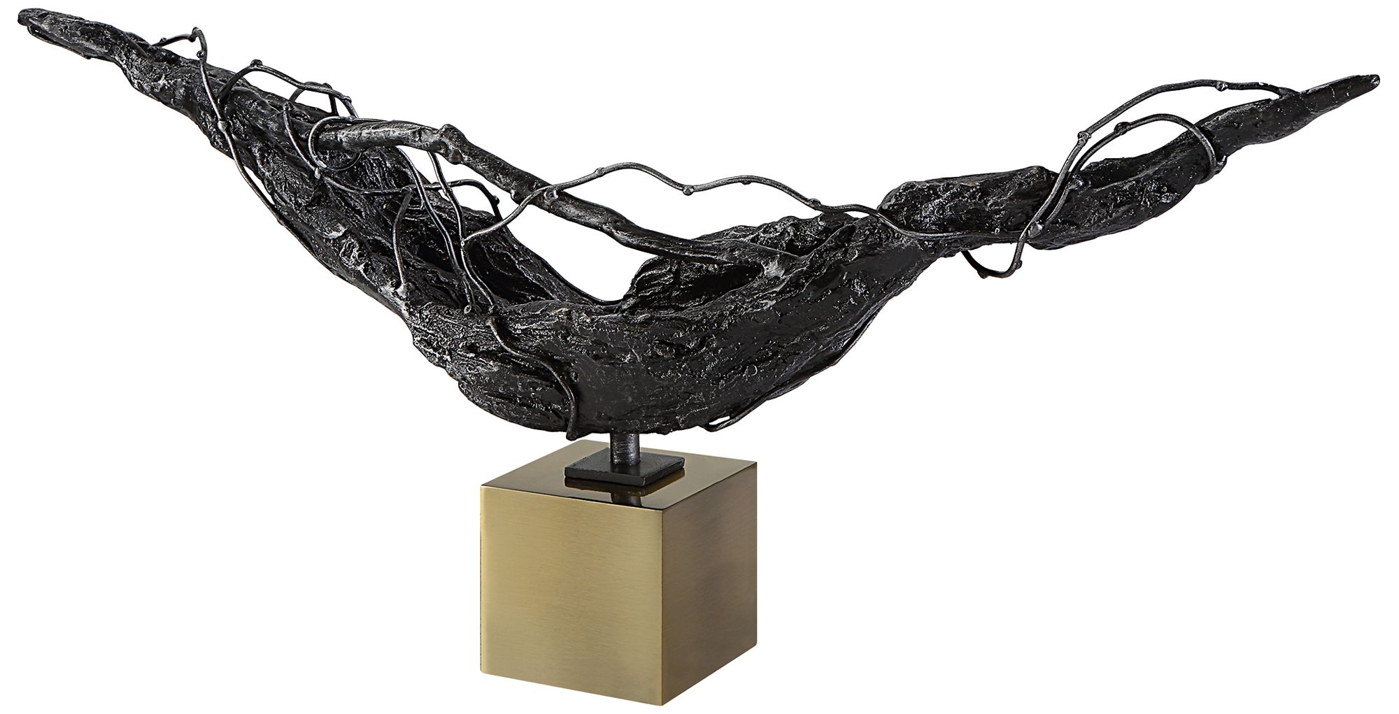 Image 2 Uttermost Tranquility 8.5-in H x 19.25-in W Iron Sculpture