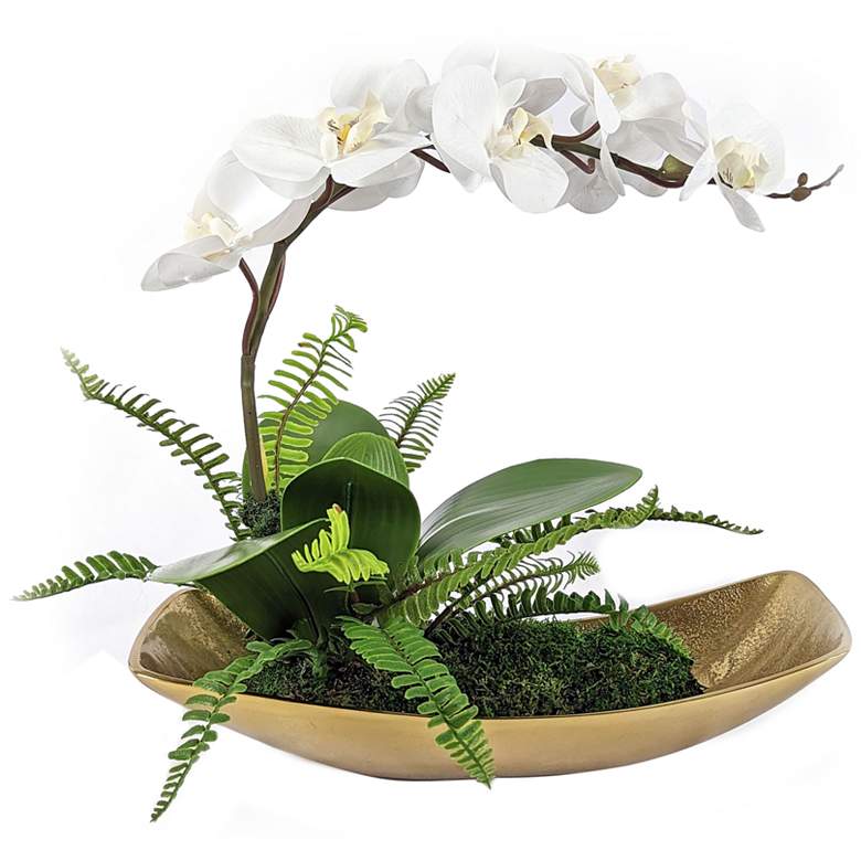 Image 1 Uttermost Transcend Orchid 18 inch L x 16 inch D x 16 inch H