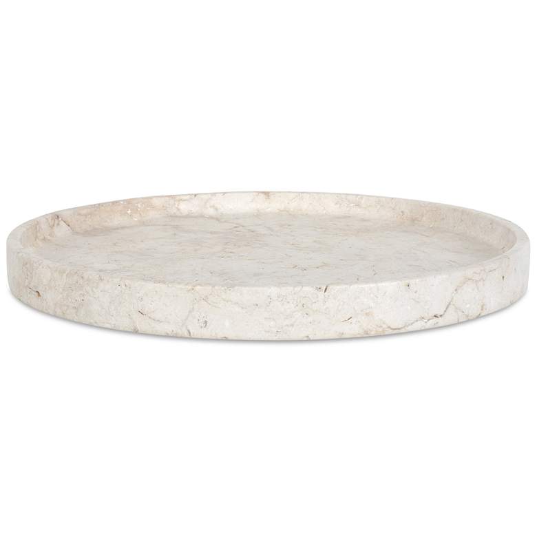 Image 2 Uttermost Travessa 15" Wide Travertine Indoor-Outdoor Tray