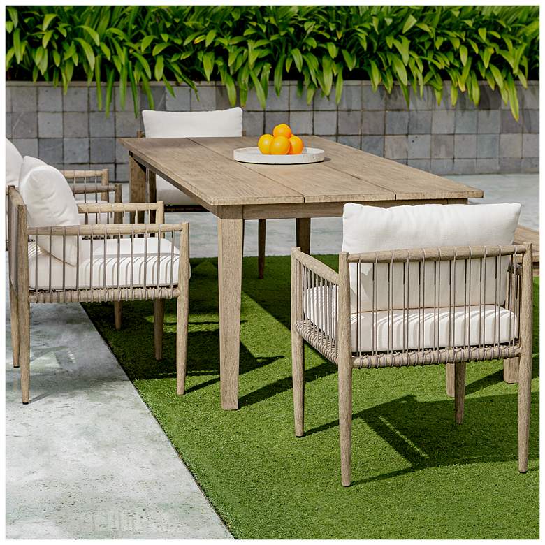 Image 5 Uttermost Travessa 15" Wide Travertine Indoor-Outdoor Tray more views
