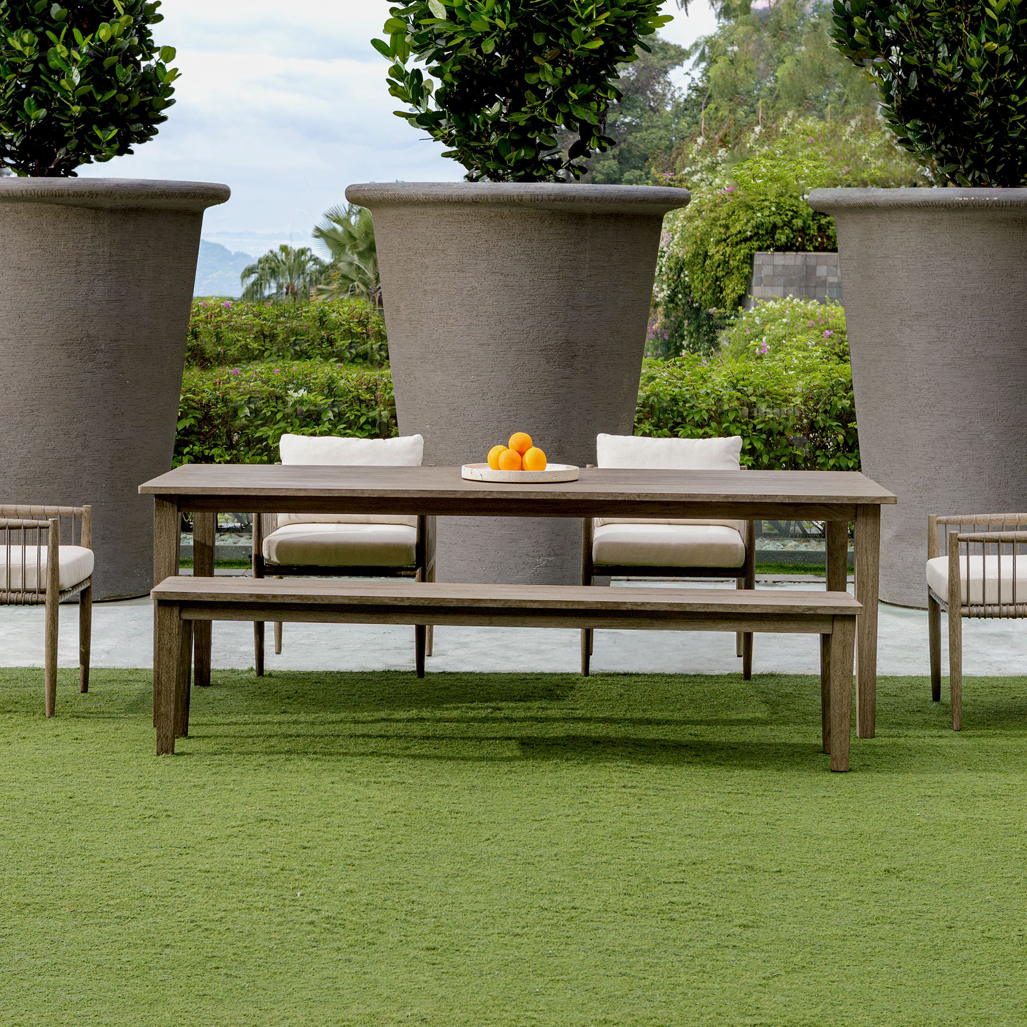 Image 6 Uttermost Travessa 15" Wide Travertine Indoor-Outdoor Tray more views