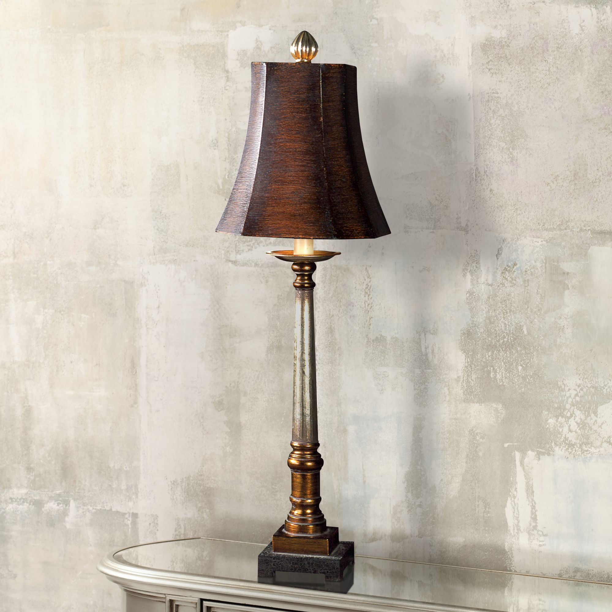 bronze buffet table lamps