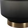 6_Uttermost Trentino 28" High Modern Black Glass Table Lamp more views