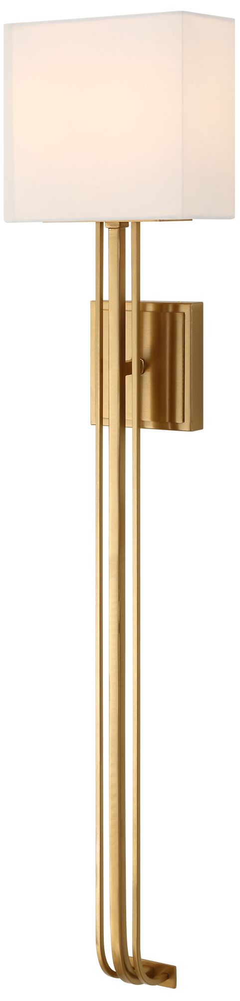 Image 2 Uttermost Trenton 31" Fabric Shade 2 Lt Wall Sconce