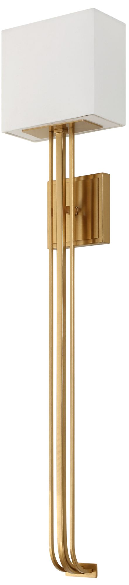 Image 4 Uttermost Trenton 31" Fabric Shade 2 Lt Wall Sconce more views