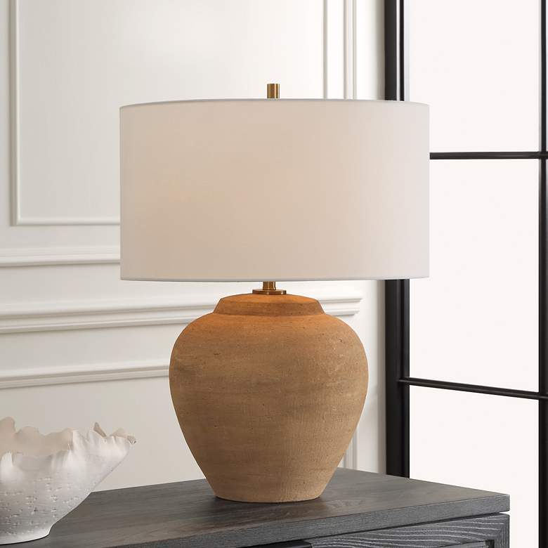 Image 1 Uttermost Treviso Terracotta Table Lamp