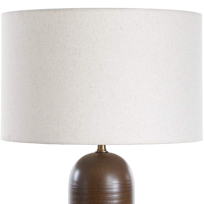 Image 4 Uttermost Trexler 29 1/2" High Cocoa Brown Ceramic Table Lamp more views