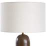 4_Uttermost Trexler 29 1/2" High Cocoa Brown Ceramic Table Lamp more views