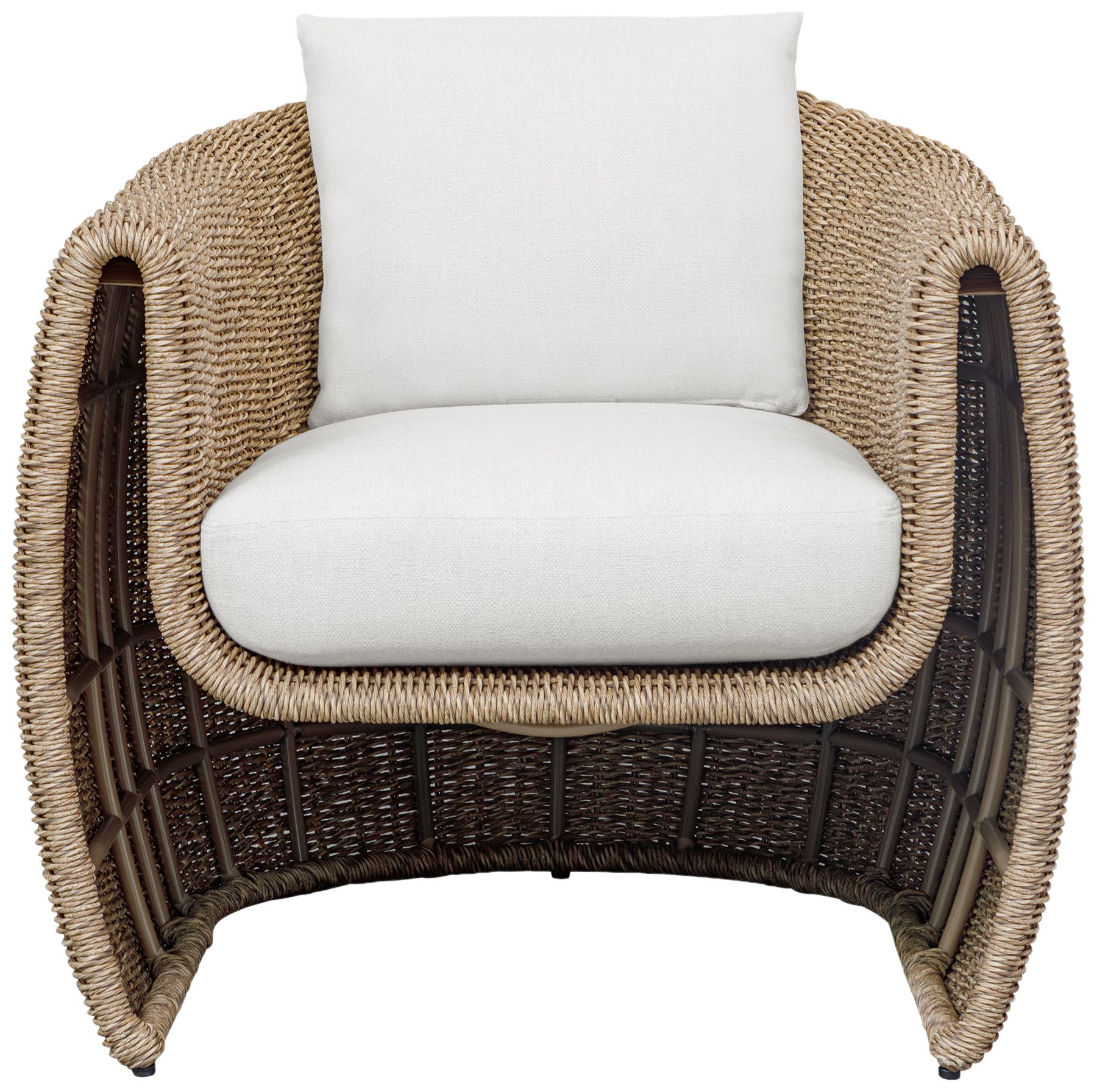 Image 2 Uttermost Tropic Golden Flax Outdoor Lounge Chair