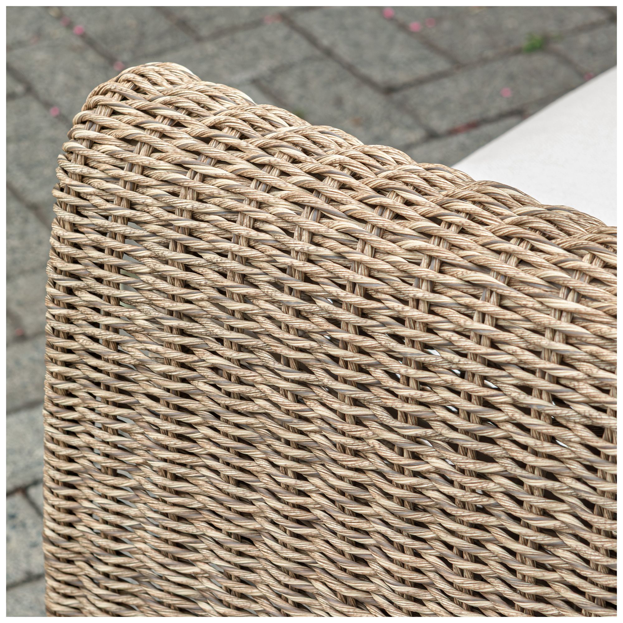 Image 4 Uttermost Tropic Golden Flax Outdoor Lounge Chair more views