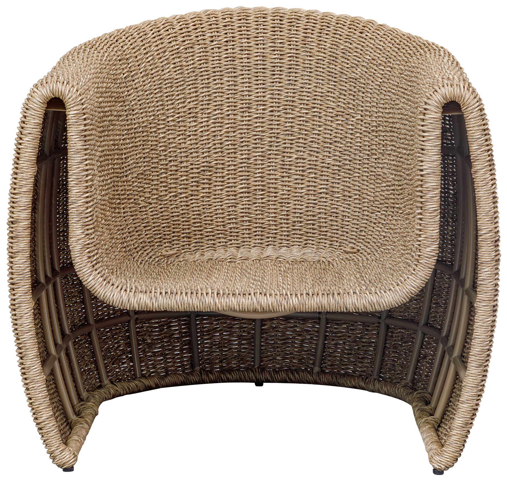 Image 5 Uttermost Tropic Golden Flax Outdoor Lounge Chair more views