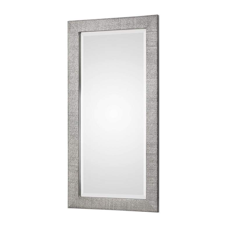 Image 3 Uttermost Tulare Metallic Silver 24" x 48" Wall Mirror more views