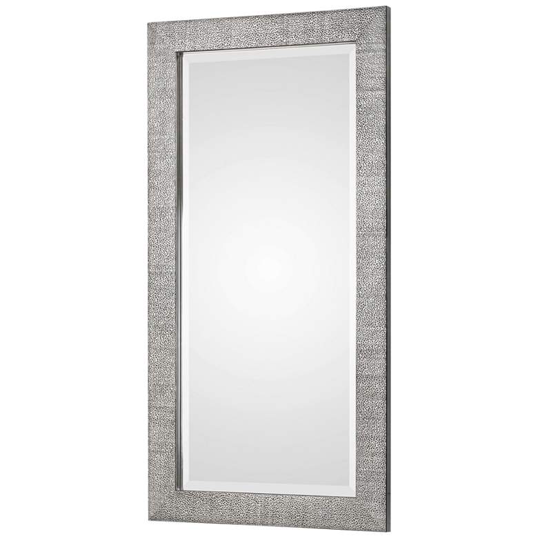 Image 4 Uttermost Tulare Metallic Silver 24" x 48" Wall Mirror more views