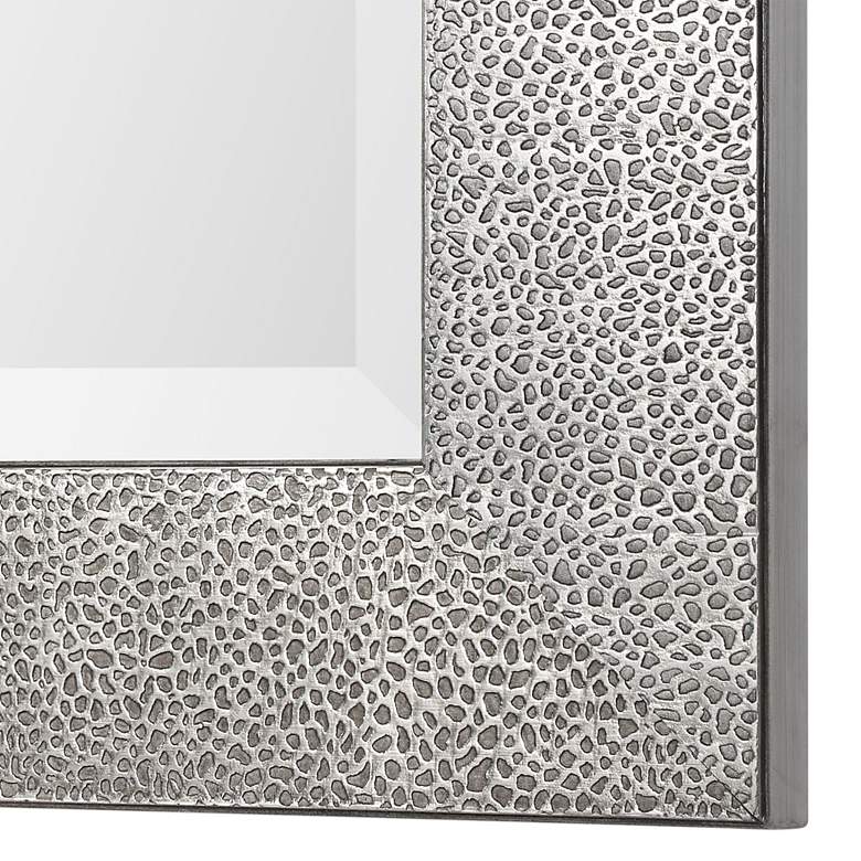 Image 4 Uttermost Tulare Metallic Silver 24 inch x 48 inch Wall Mirror more views