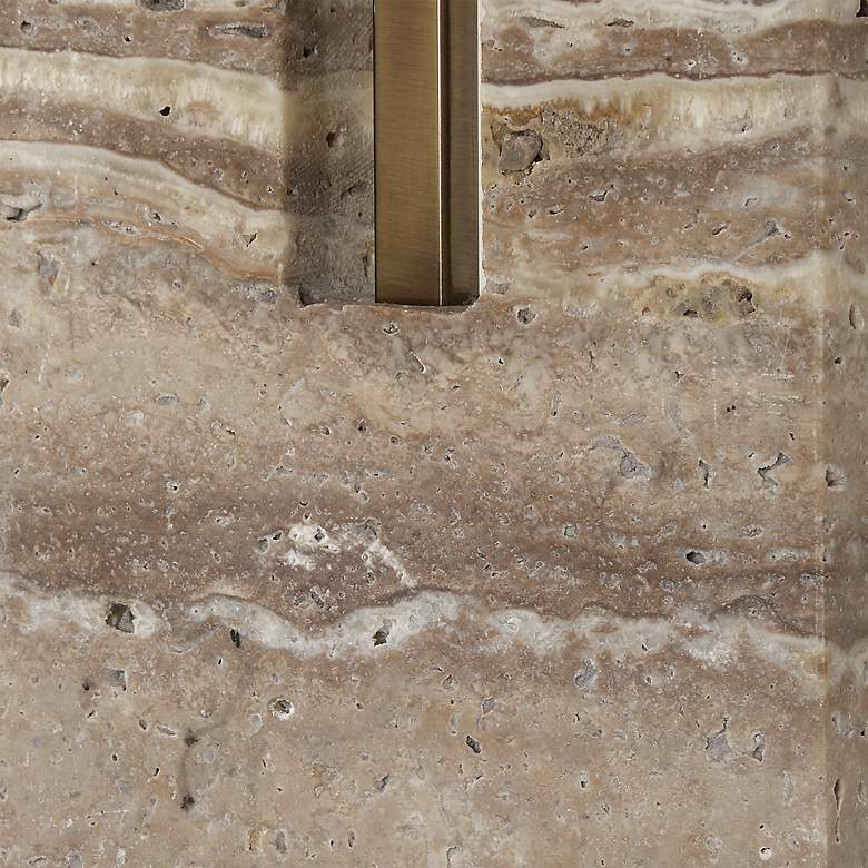 Image 7 Uttermost Turning Point Travertine Table Lamp more views