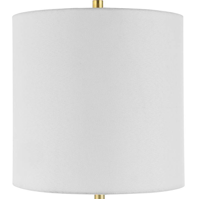 Image 4 Uttermost Turret 29 1/2" High Modern Brushed Gold Buffet Table Lamp more views