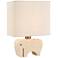Uttermost Tusk 11" Natural Marble Accent Lamp