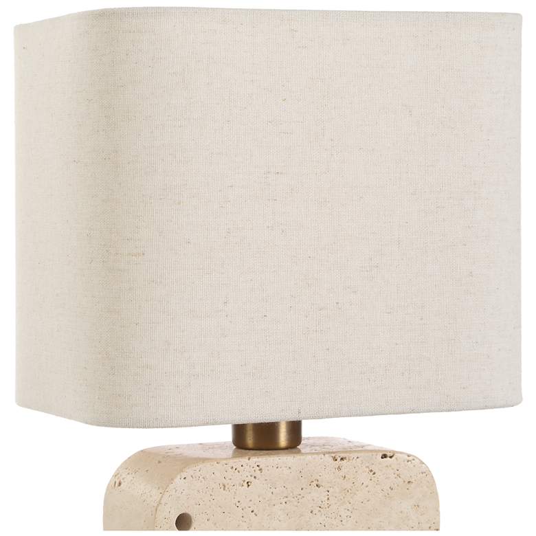 Image 5 Uttermost Tusk 11" Natural Marble Accent Lamp more views