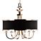 Uttermost Tuxedo Collection 28" Wide Drum Shade Chandelier