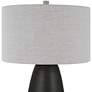 5_Uttermost Twilight Satin Black Glaze Ceramic Table Lamp more views