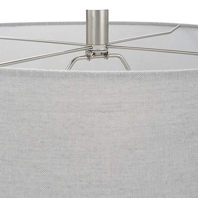 Image 7 Uttermost Twilight Satin Black Glaze Ceramic Table Lamp more views