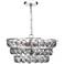 Uttermost Twinkle 22" Wide Polished Nickel 5-Light Chandelier