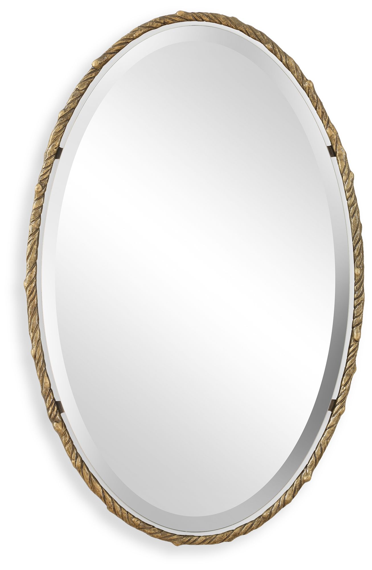 Thumbnail2 of Uttermost Twisted Branch Gold 22" x 34" Oval Mirror