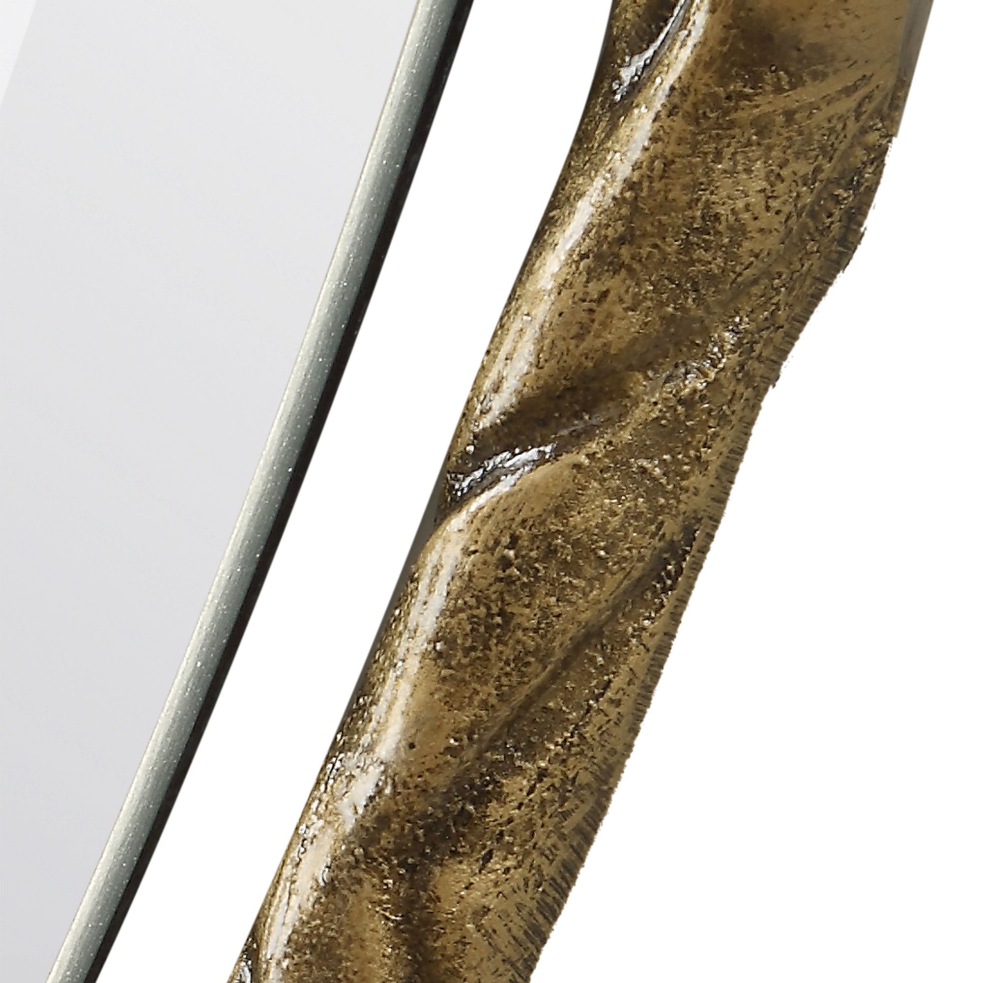 Uttermost Twisted Branch Gold 22" x 34" Oval Mirror