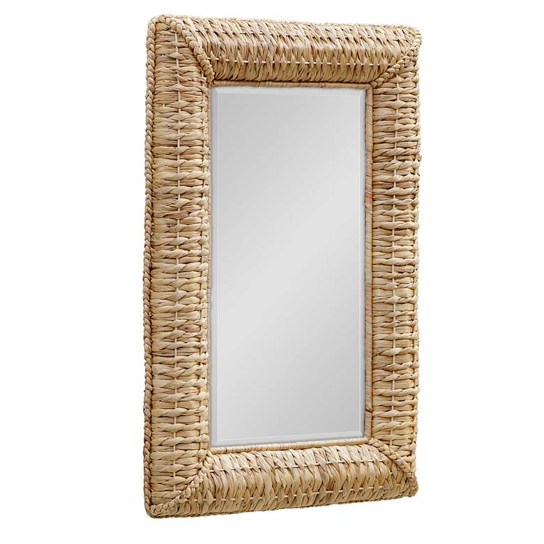 Image 3 Uttermost Twisted Seagrass 24" x 36" Rectangle Wall Mirror more views