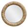 Uttermost Twisted Seagrass 36" Natural Round Wall Mirror