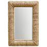 Uttermost Twisted Seagrass 36" x 24" Natural Rectangle Mirror