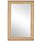 Uttermost Twisted Seagrass 38" Wide x  58" High Beige Wall Mirror