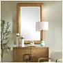 1_Uttermost Twisted Seagrass 38" Wide x  58" High Beige Wall Mirror