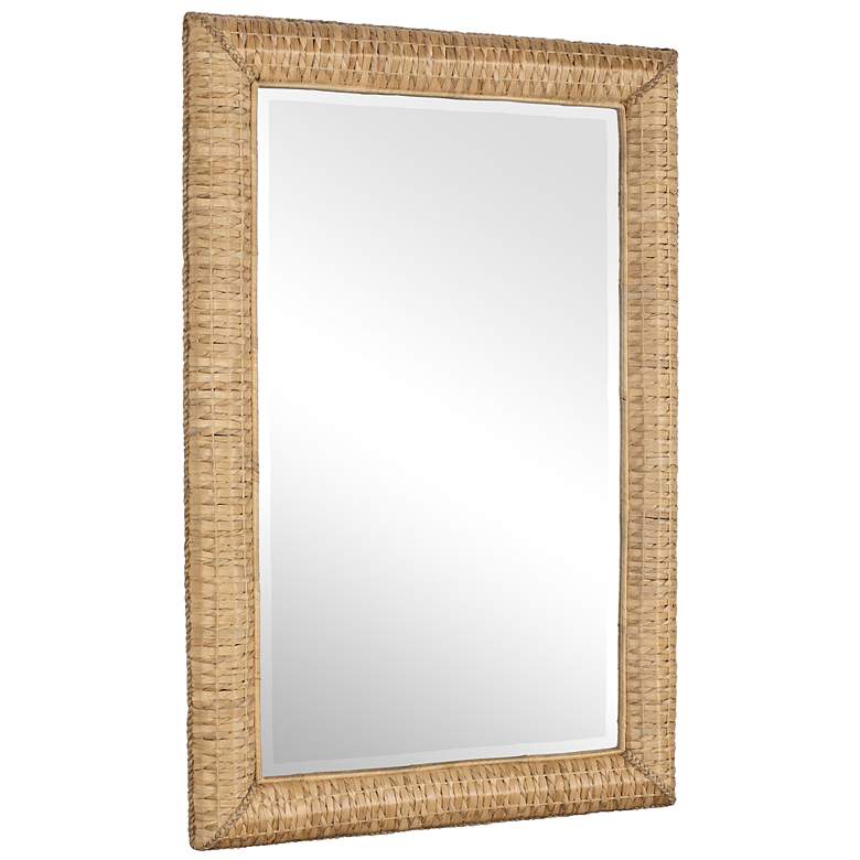 Image 4 Uttermost Twisted Seagrass 38" Wide x 58" High Beige Wall Mirror more views