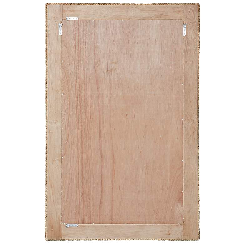 Image 6 Uttermost Twisted Seagrass 38" Wide x 58" High Beige Wall Mirror more views